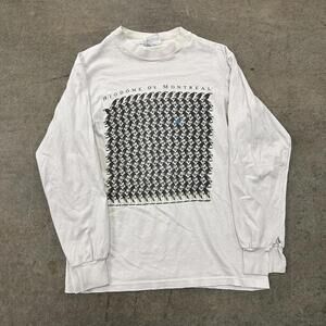 Vintage 80s Montreal Art Museum Graphic Shirt Size Small